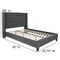 Flash Furniture Full Size Dark Gray Fabric Platform Bed & Mattress HG-BM10-46-GG - alternate 6
